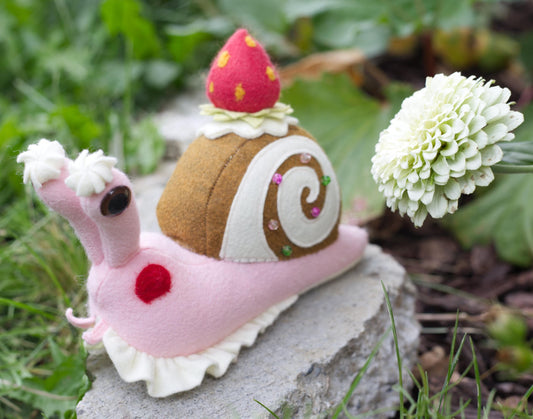 Madeline the Strawberry Swirl Snail