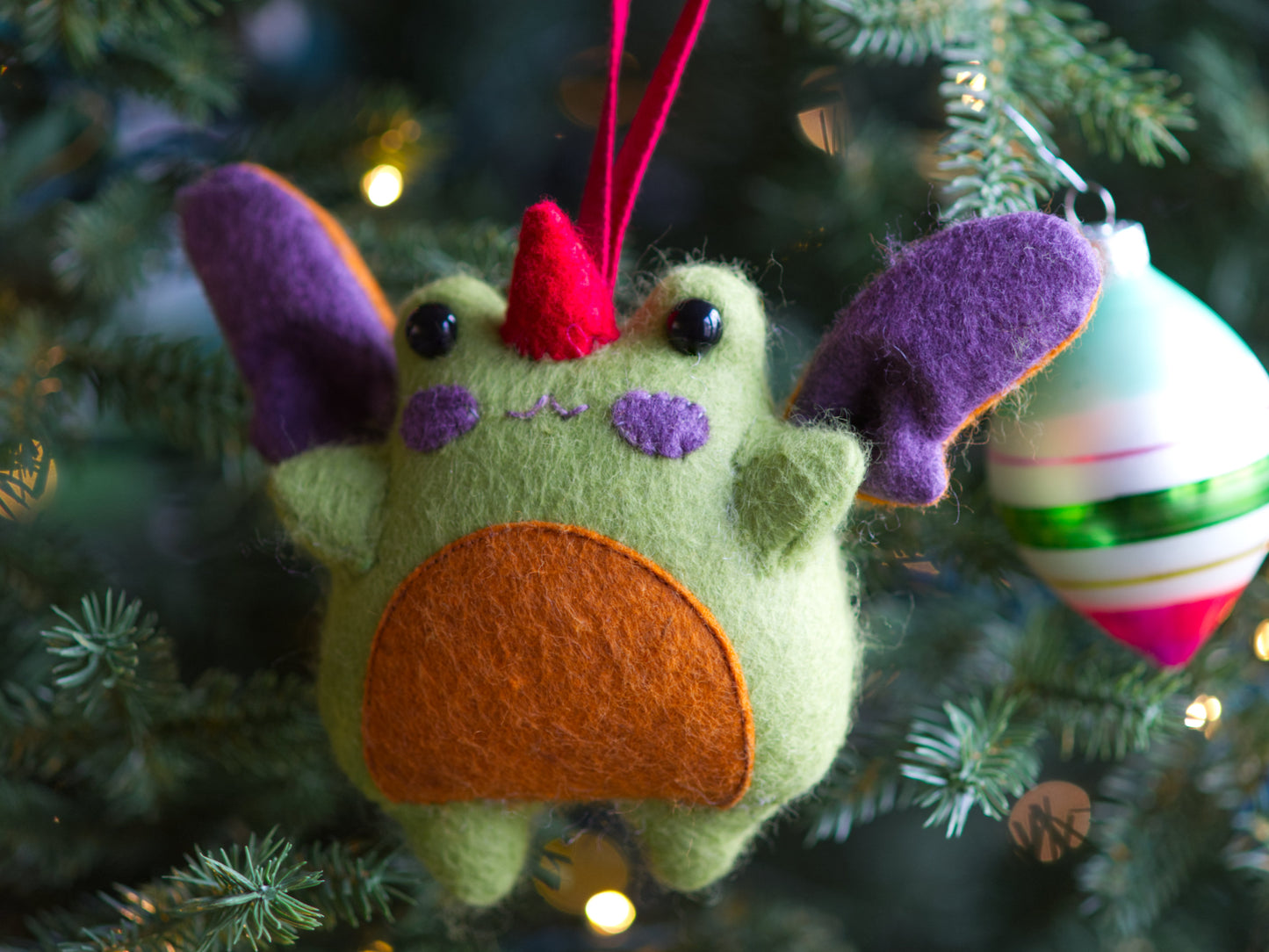 Fern the Fairy Frog Ornament