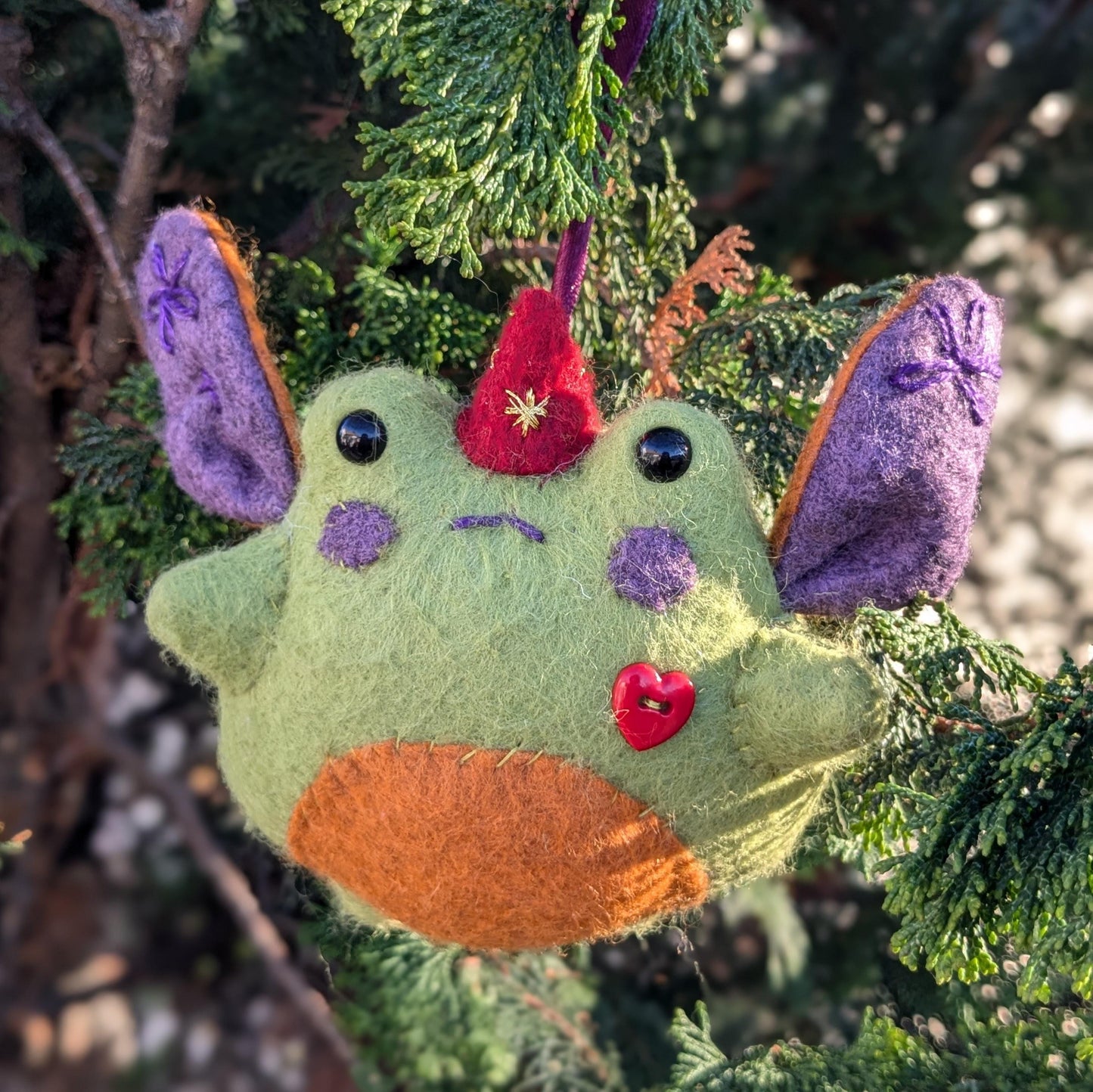 Fern the Fairy Frog Ornament