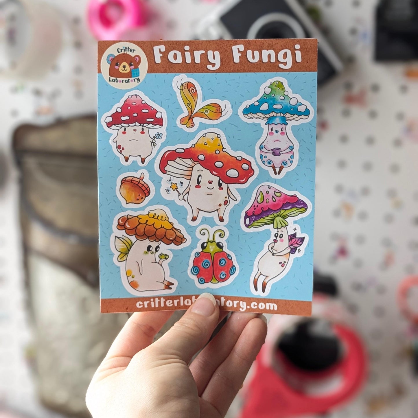 Fairy Fungi Sticker Sheet