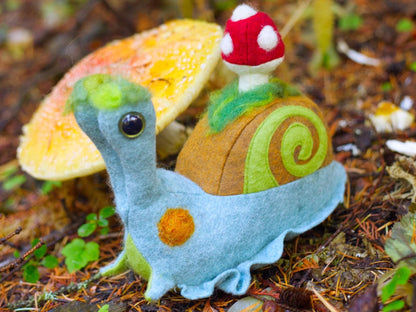 Milo the Mushroom Forest Snail