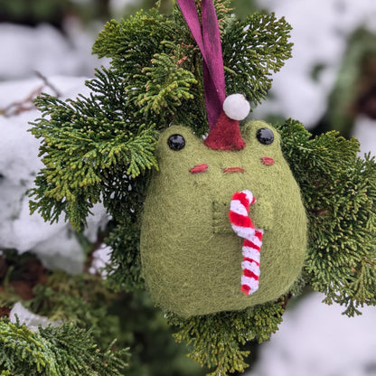 Tommy Toad Christmas Ornament