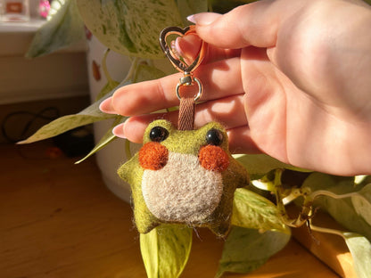 Twig the Pocket Frog Keychain