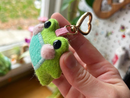 Daisy the Pocket Frog Keychain