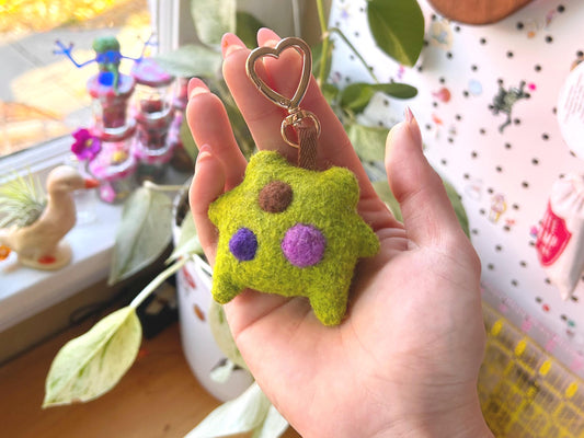 Pistachio the Pocket Frog Keychain