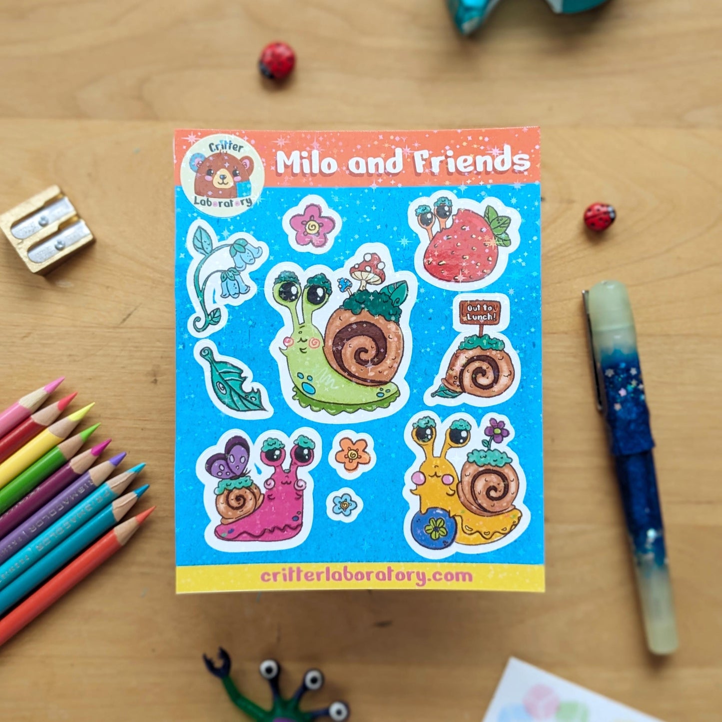 Milo & Friends Sticker Sheet