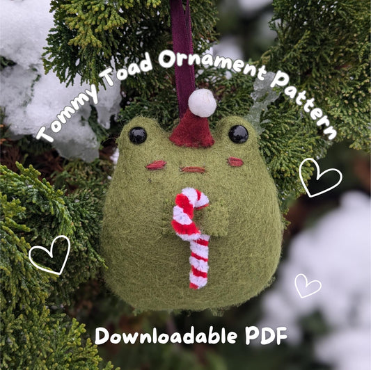 Tommy Toad Ornament Pattern