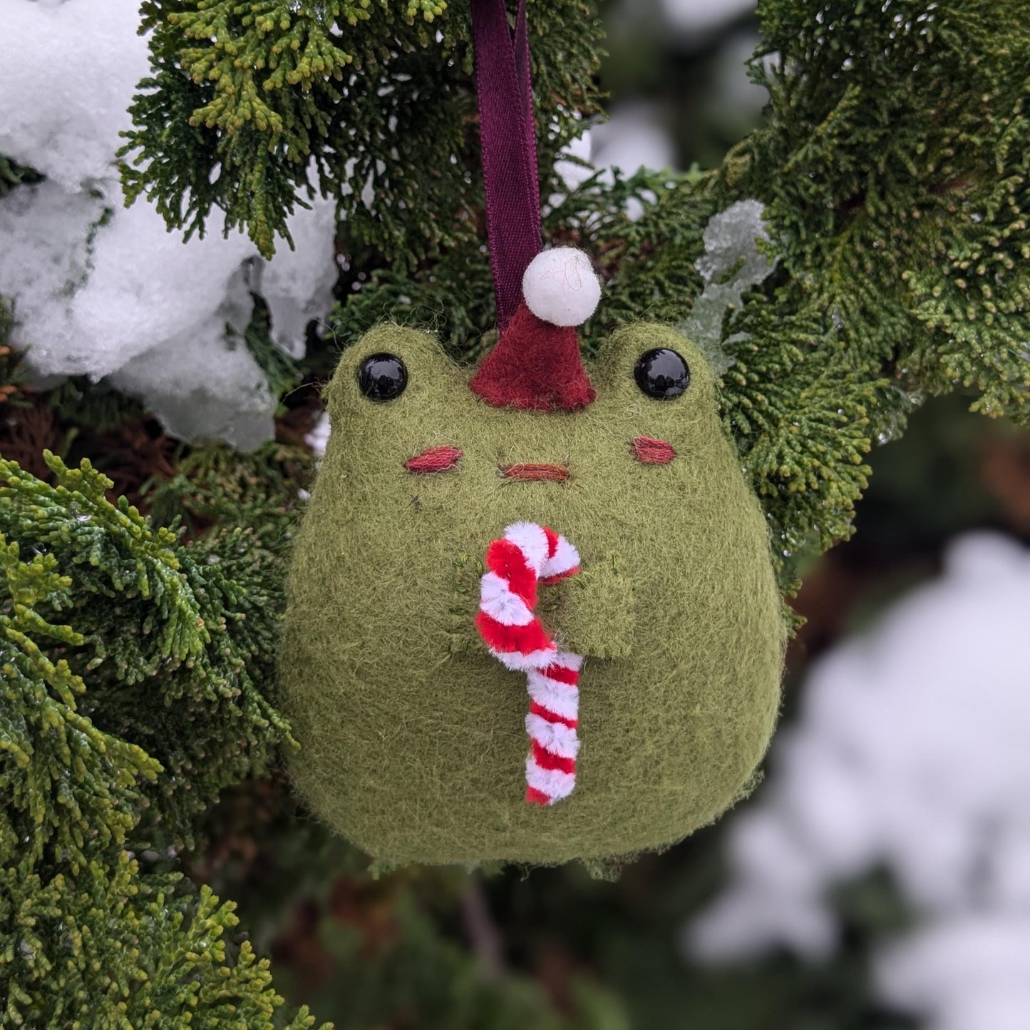 Tommy Toad Christmas Ornament