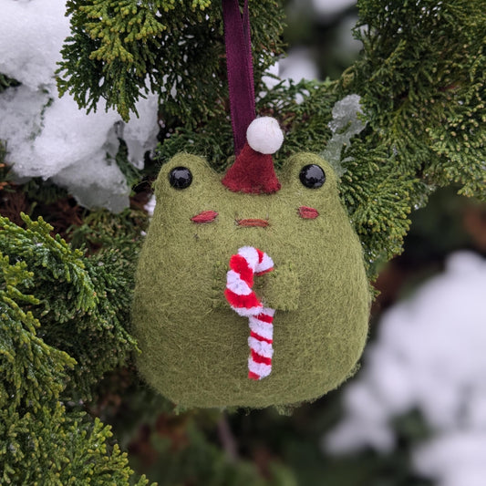 Tommy Toad Christmas Ornament