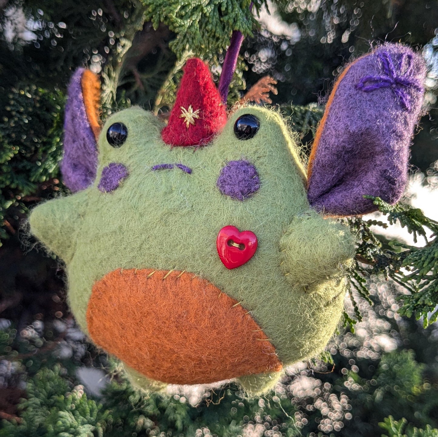 Fern the Fairy Frog Ornament