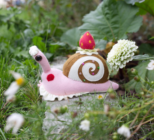 Madeline the Strawberry Swirl Snail
