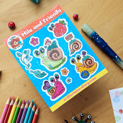 Milo & Friends Sticker Sheet