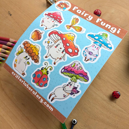 Fairy Fungi Sticker Sheet