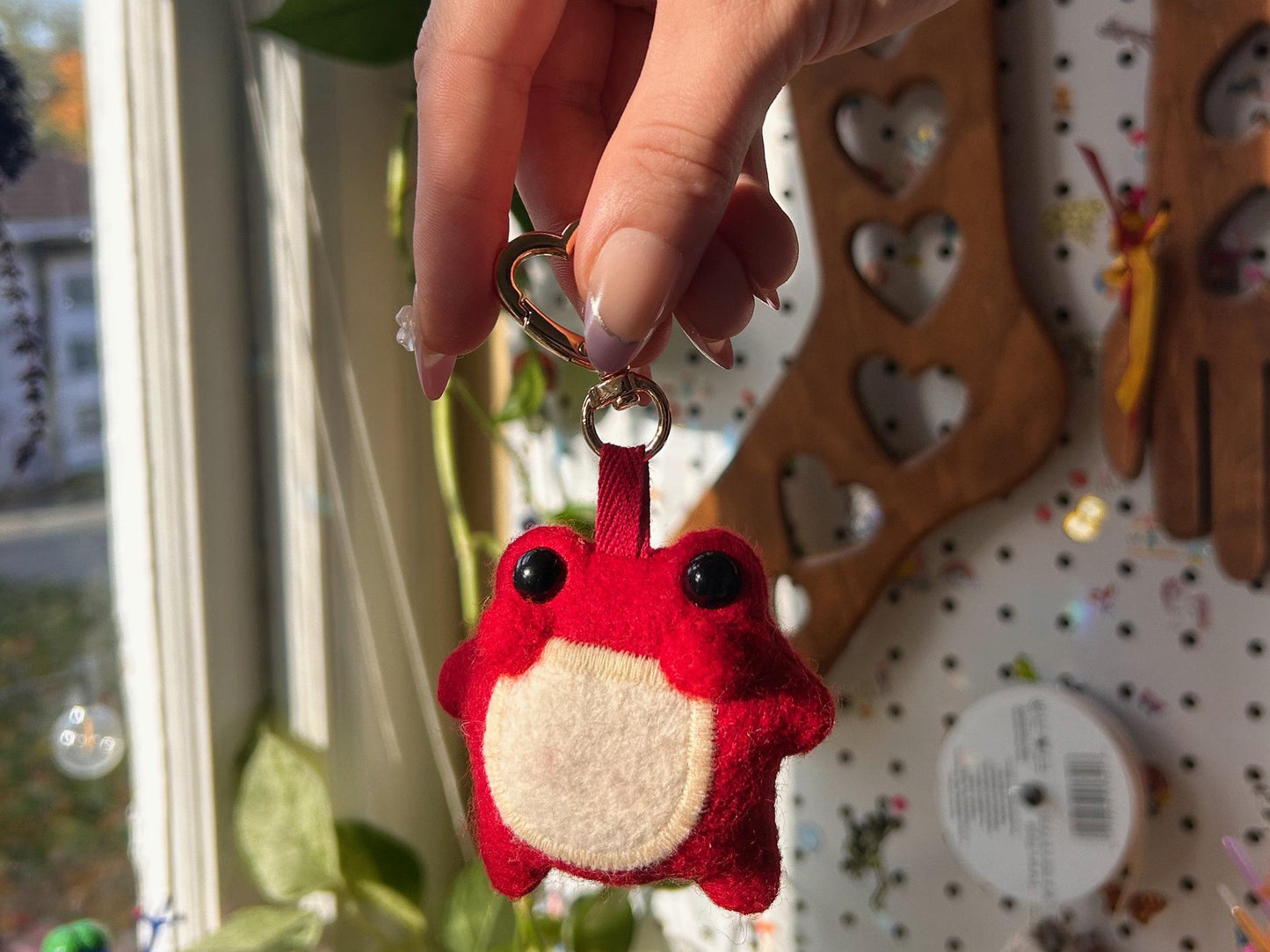 Pixie the Pocket Frog Keychain
