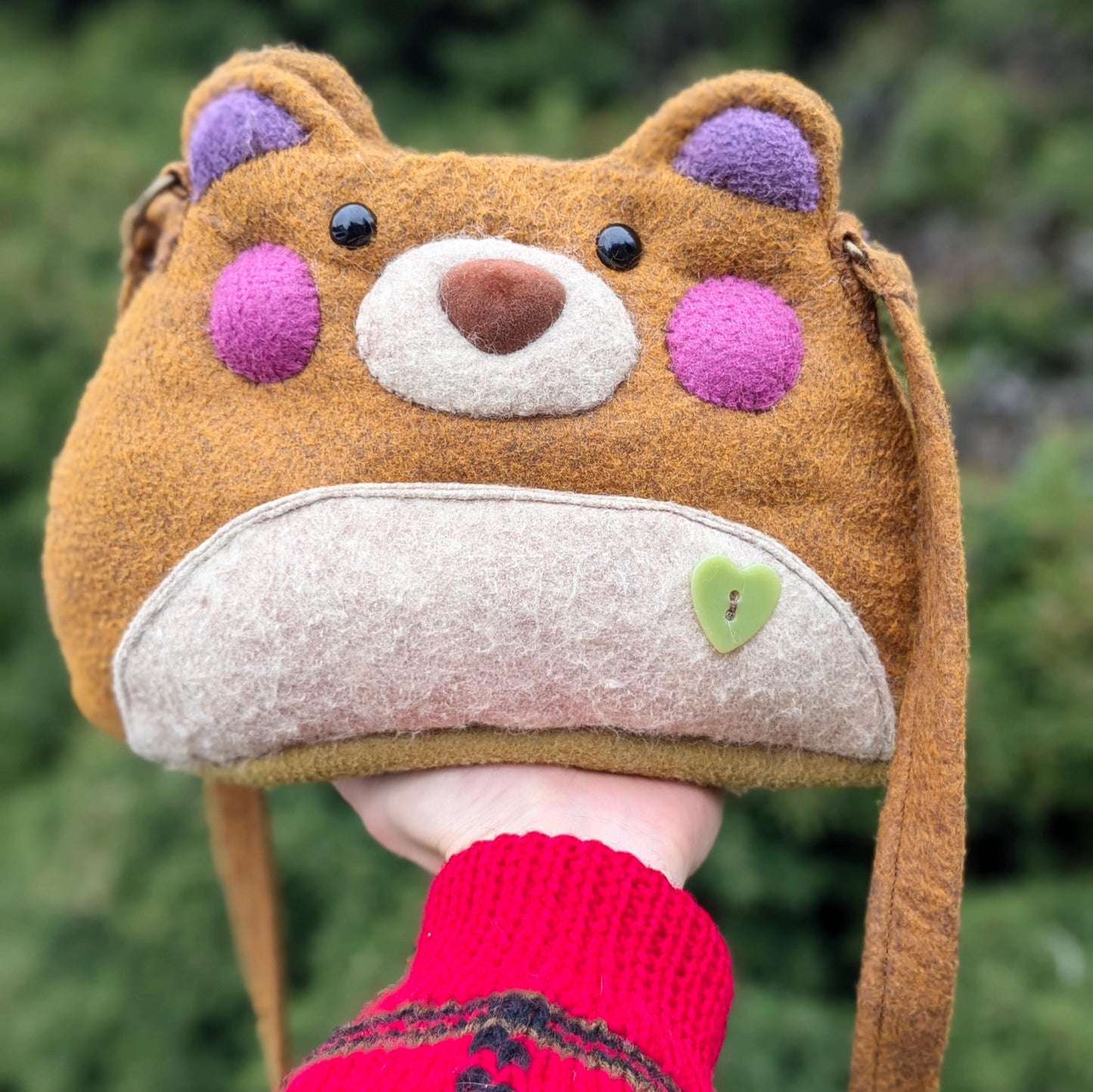 Buttons the Bear Purse