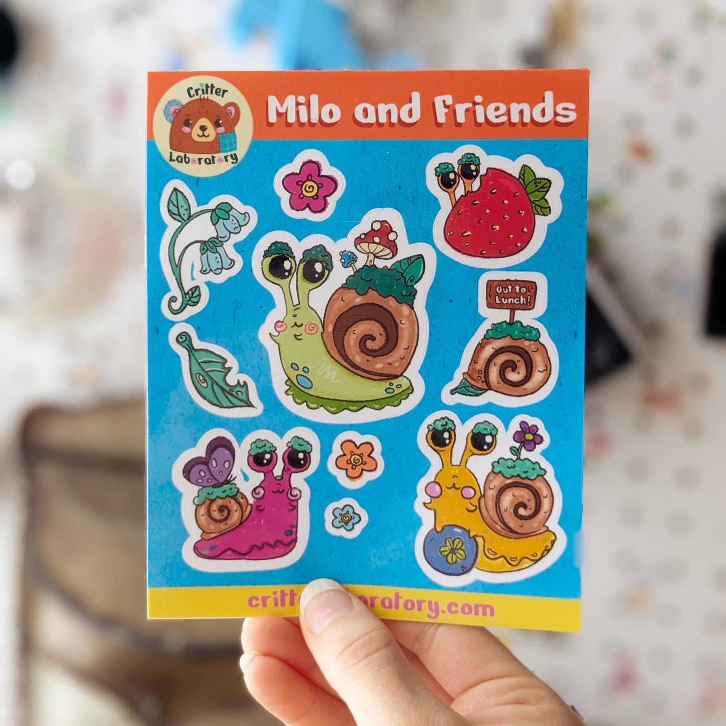 Milo & Friends Sticker Sheet