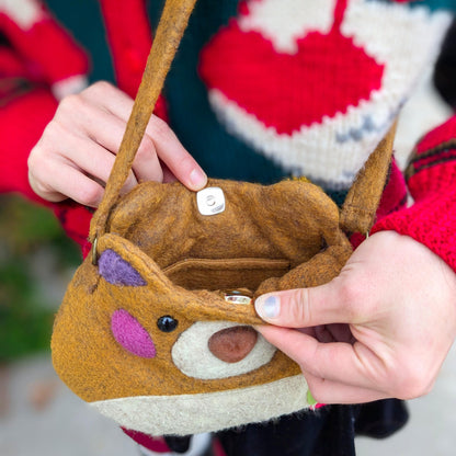 Buttons the Bear Purse