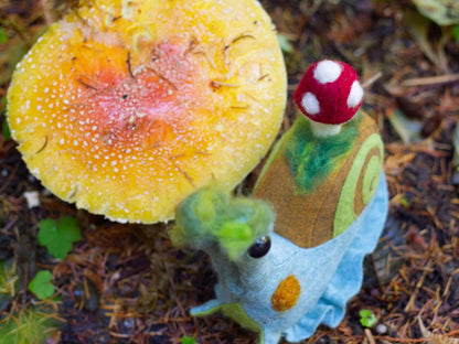 Milo the Mushroom Forest Snail