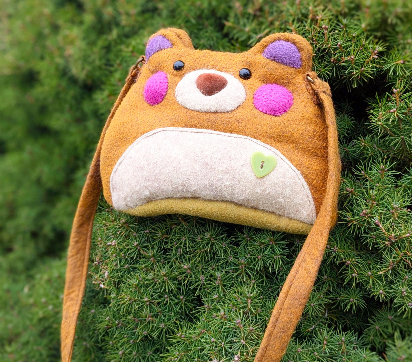 Buttons the Bear Purse