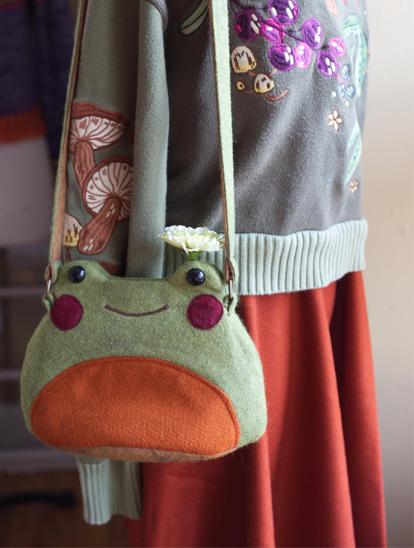 Lily the Frog Princess Purse