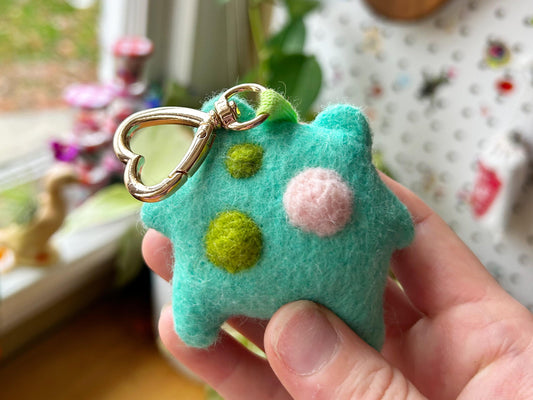 Jellybean the Pocket Frog Keychain