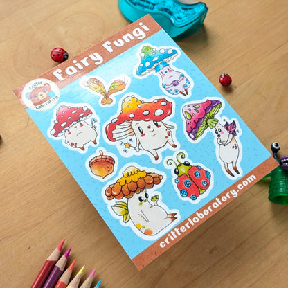 Fairy Fungi Sticker Sheet