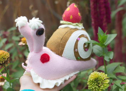 Madeline the Strawberry Swirl Snail