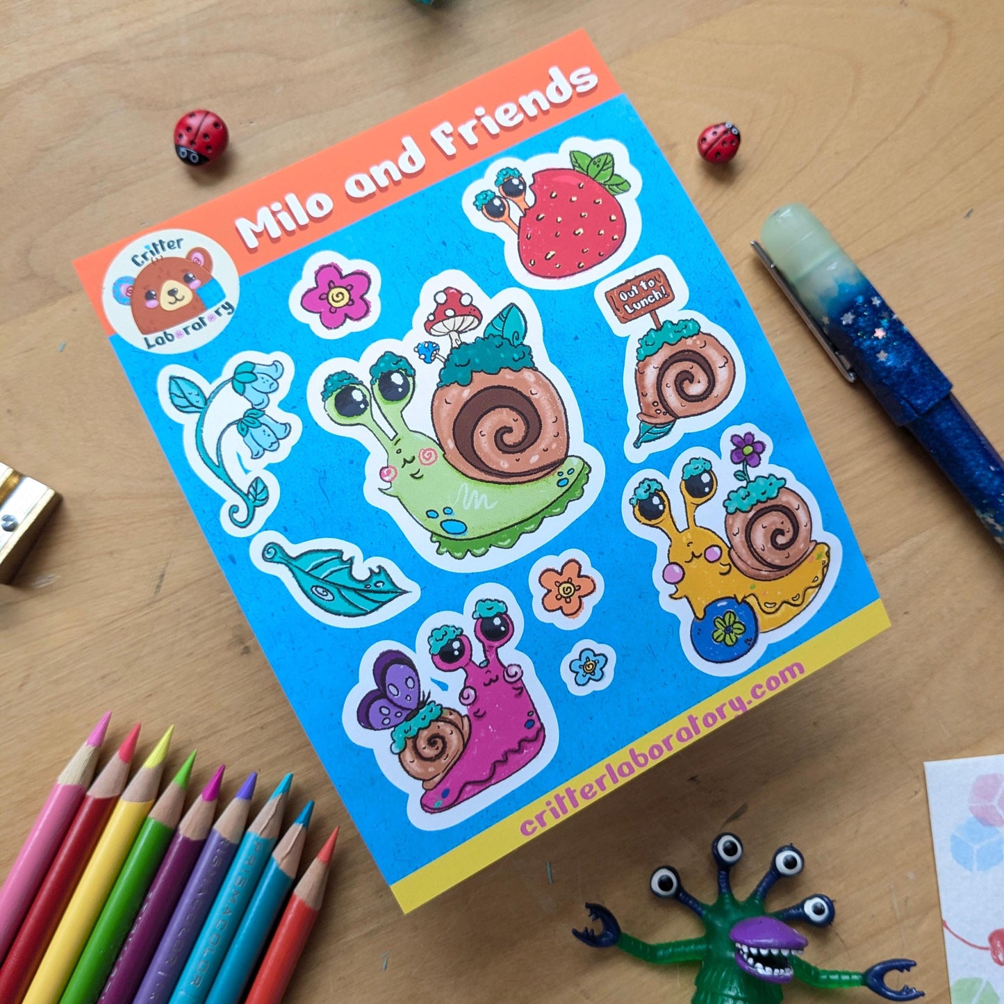 Milo & Friends Sticker Sheet