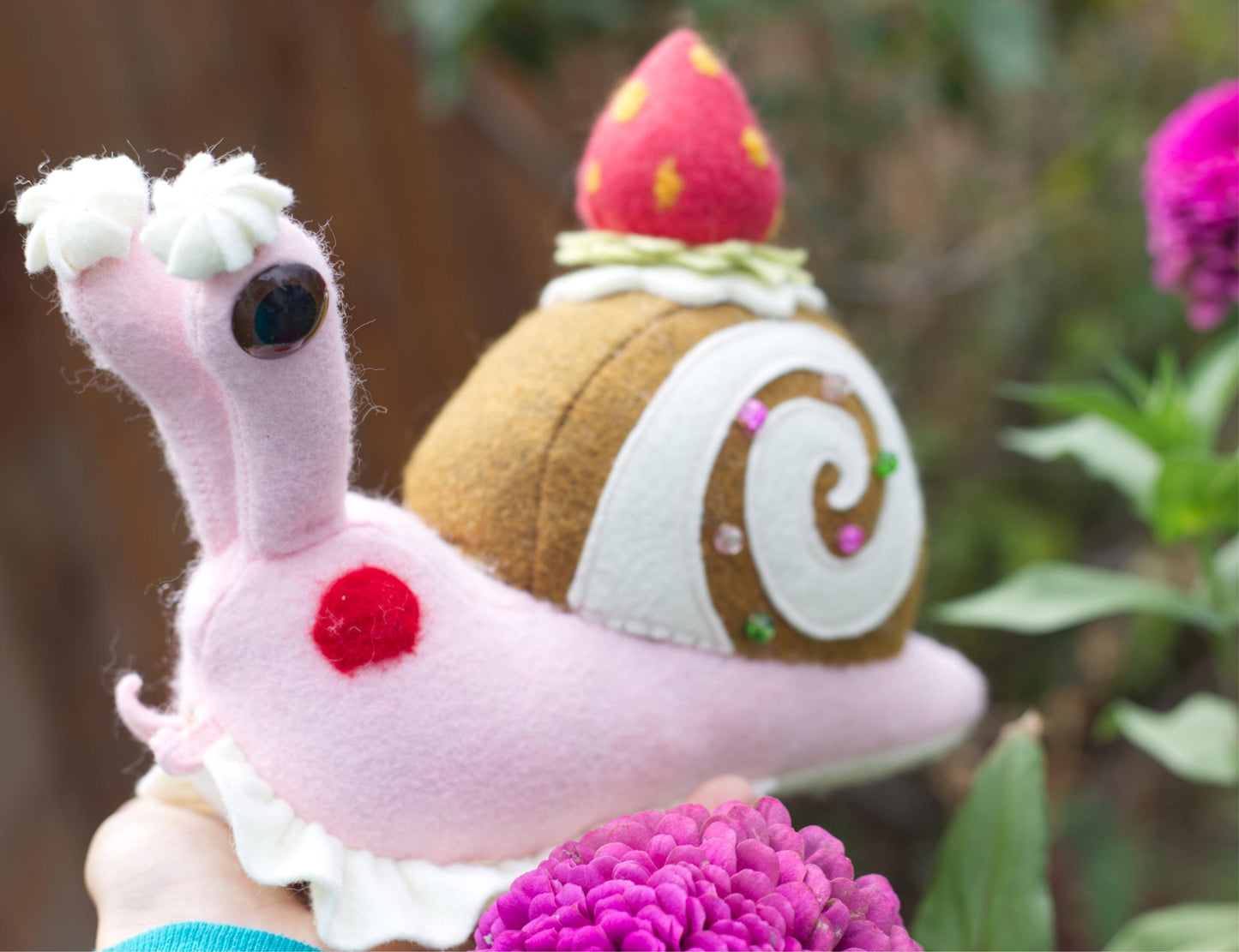 Madeline the Strawberry Swirl Snail