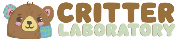 Logo of Critter Laboratory with a bear