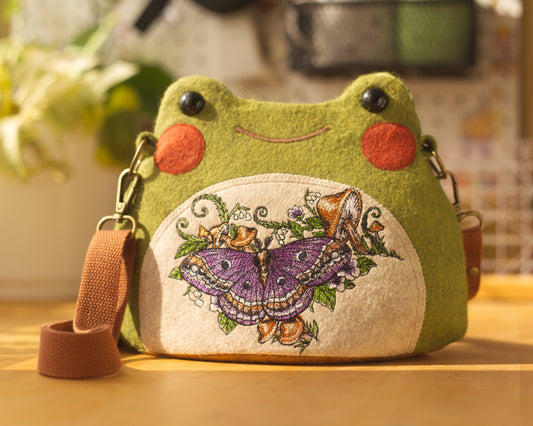 Luna the Frog Bag- OOAK