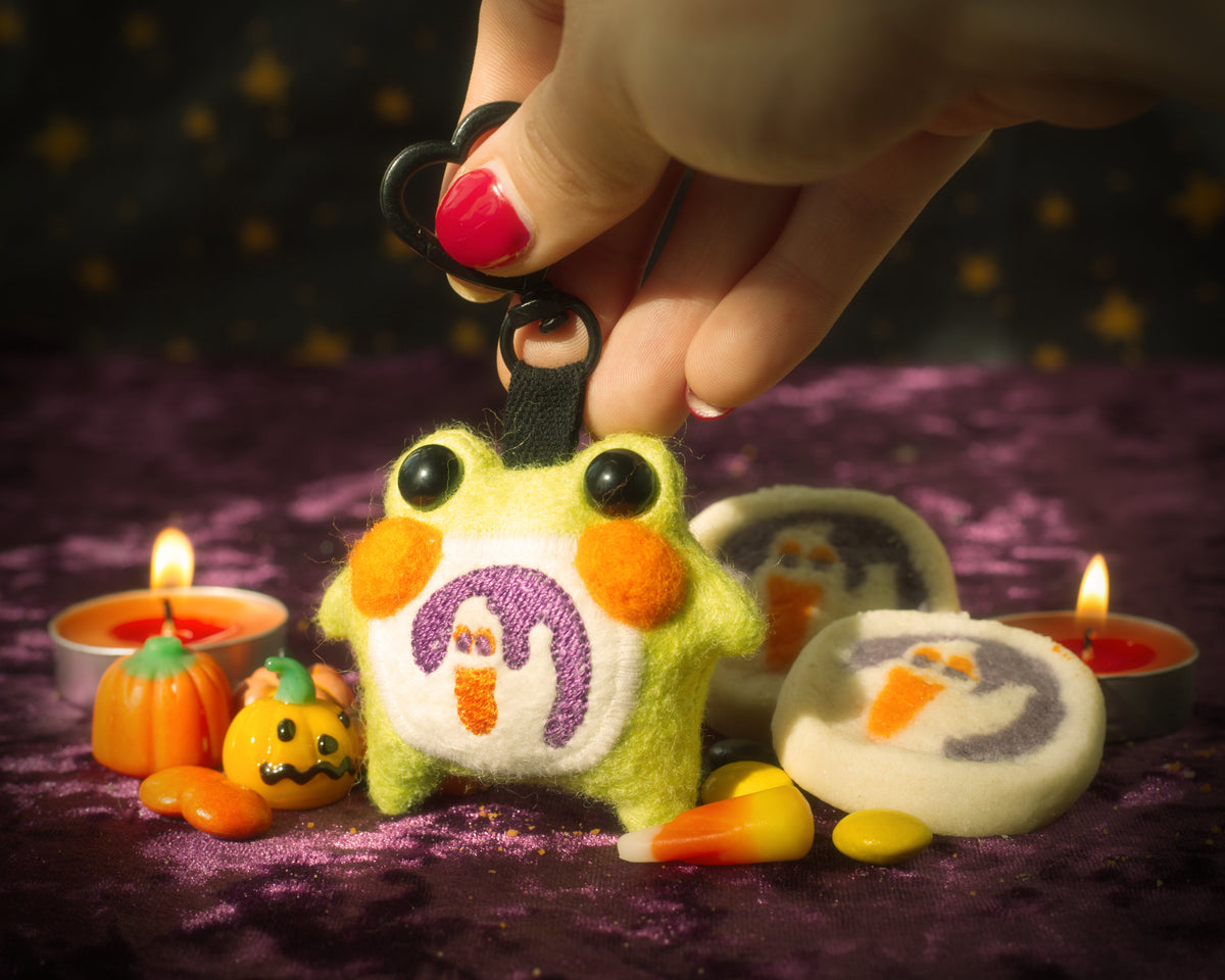 Halloween Edition Pocket Frog Keychain Blind Box