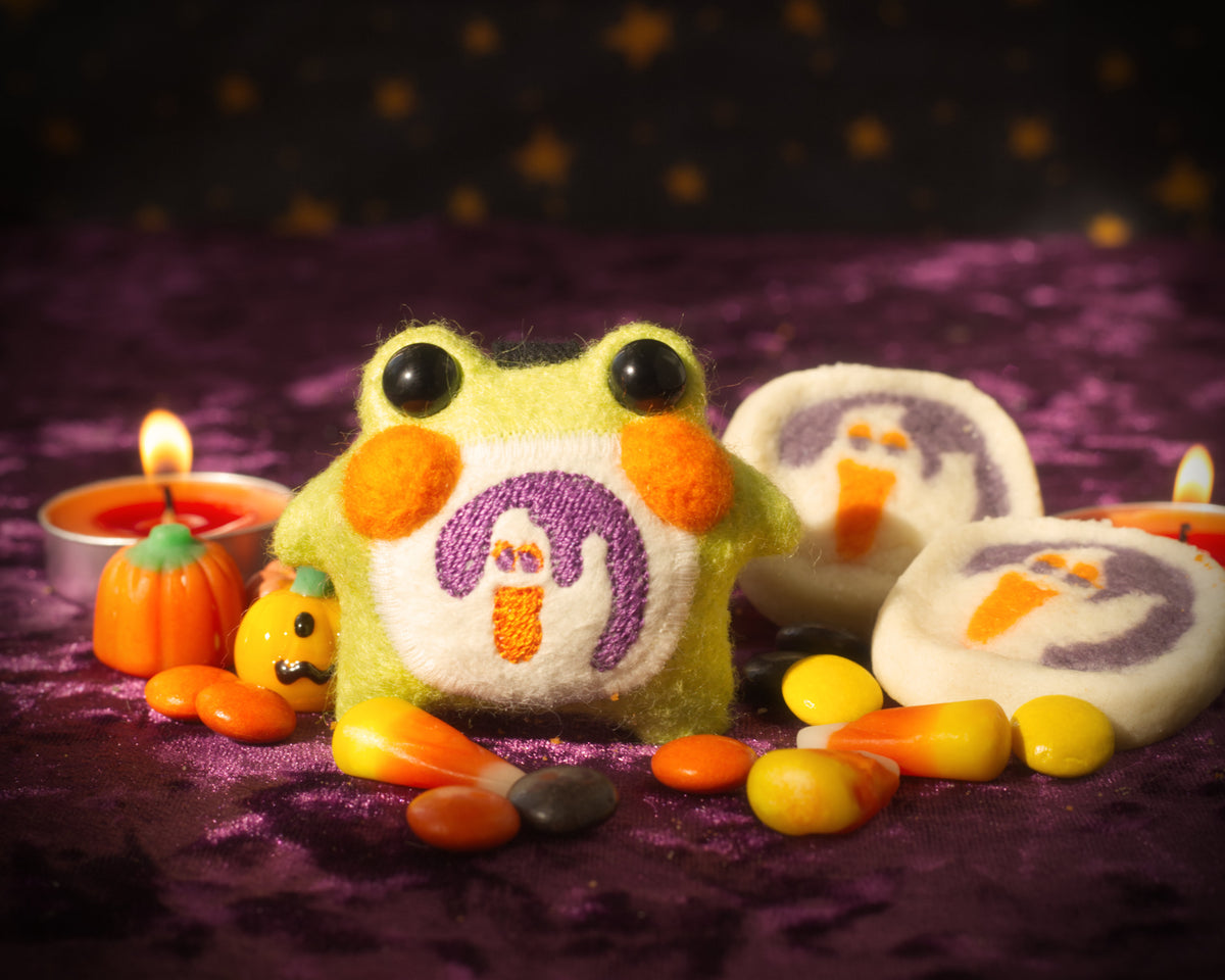 Halloween Edition Pocket Frog Keychain Blind Box