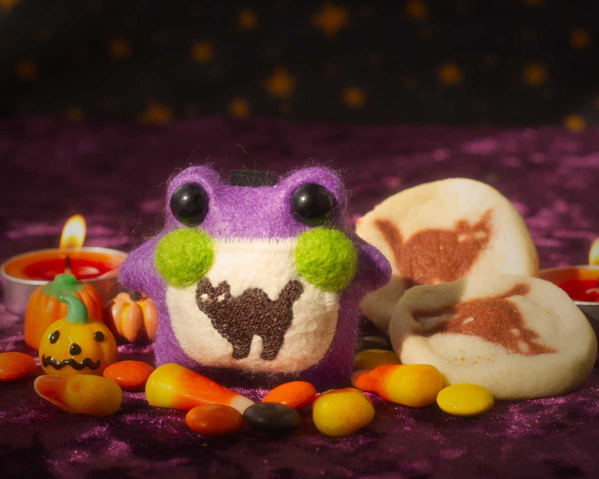 Halloween Edition Pocket Frog Keychain Blind Box