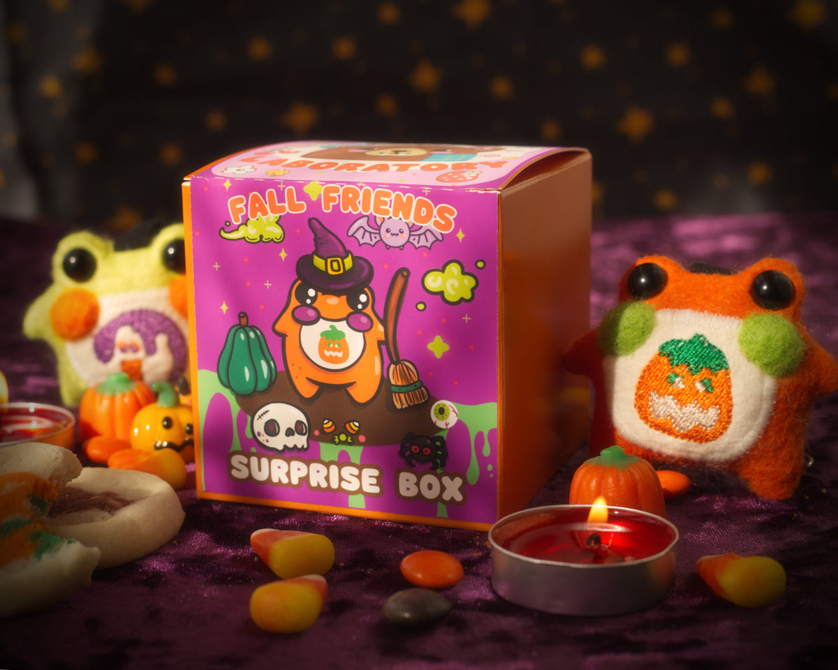 Halloween Edition Pocket Frog Keychain Blind Box