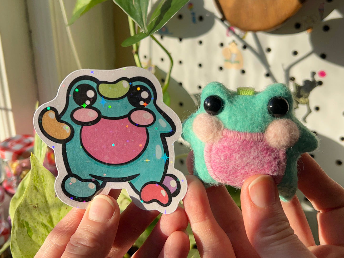 Jelly Bean Frog Sticker
