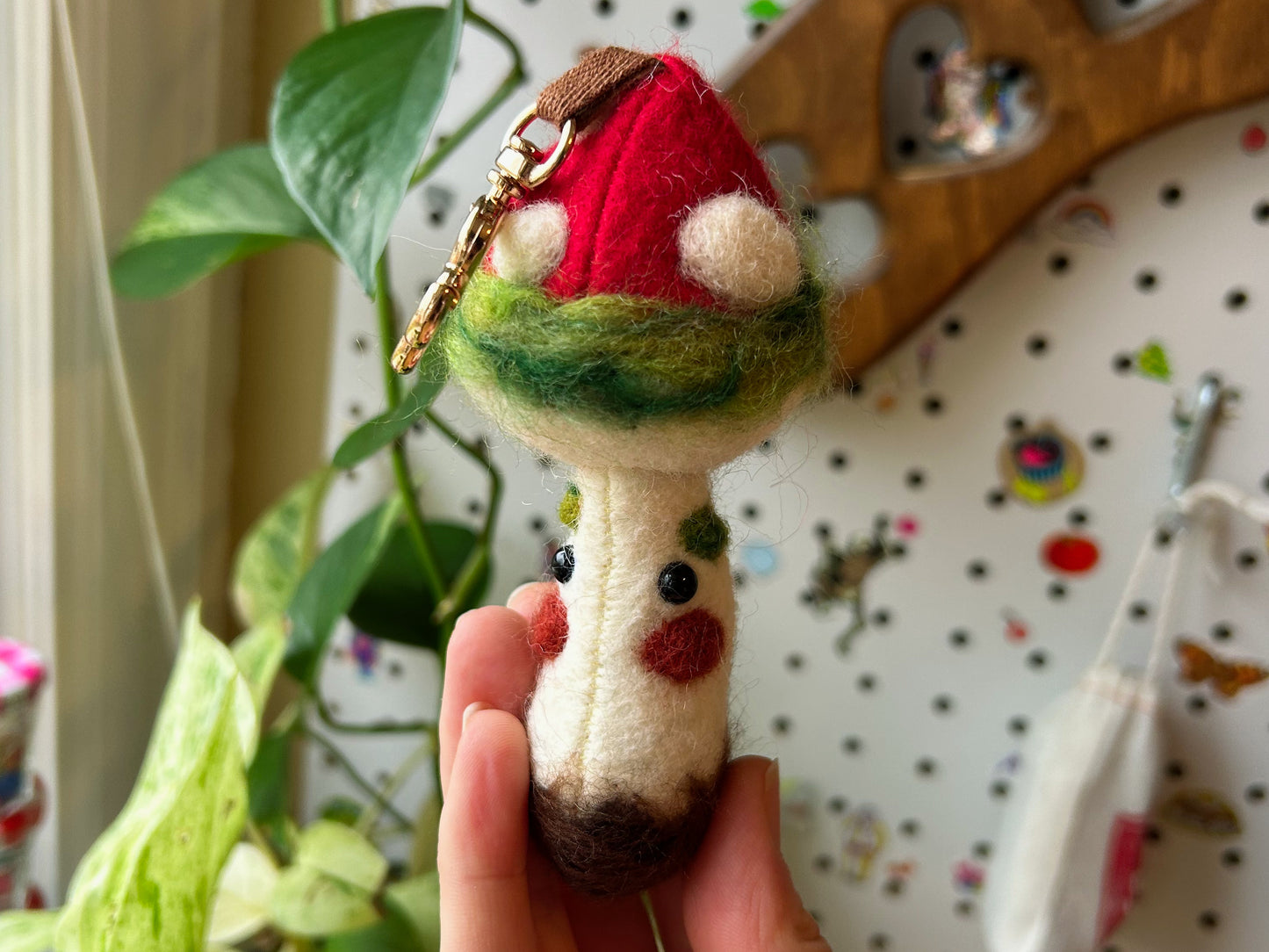 Mochi the Mushroom Keychain