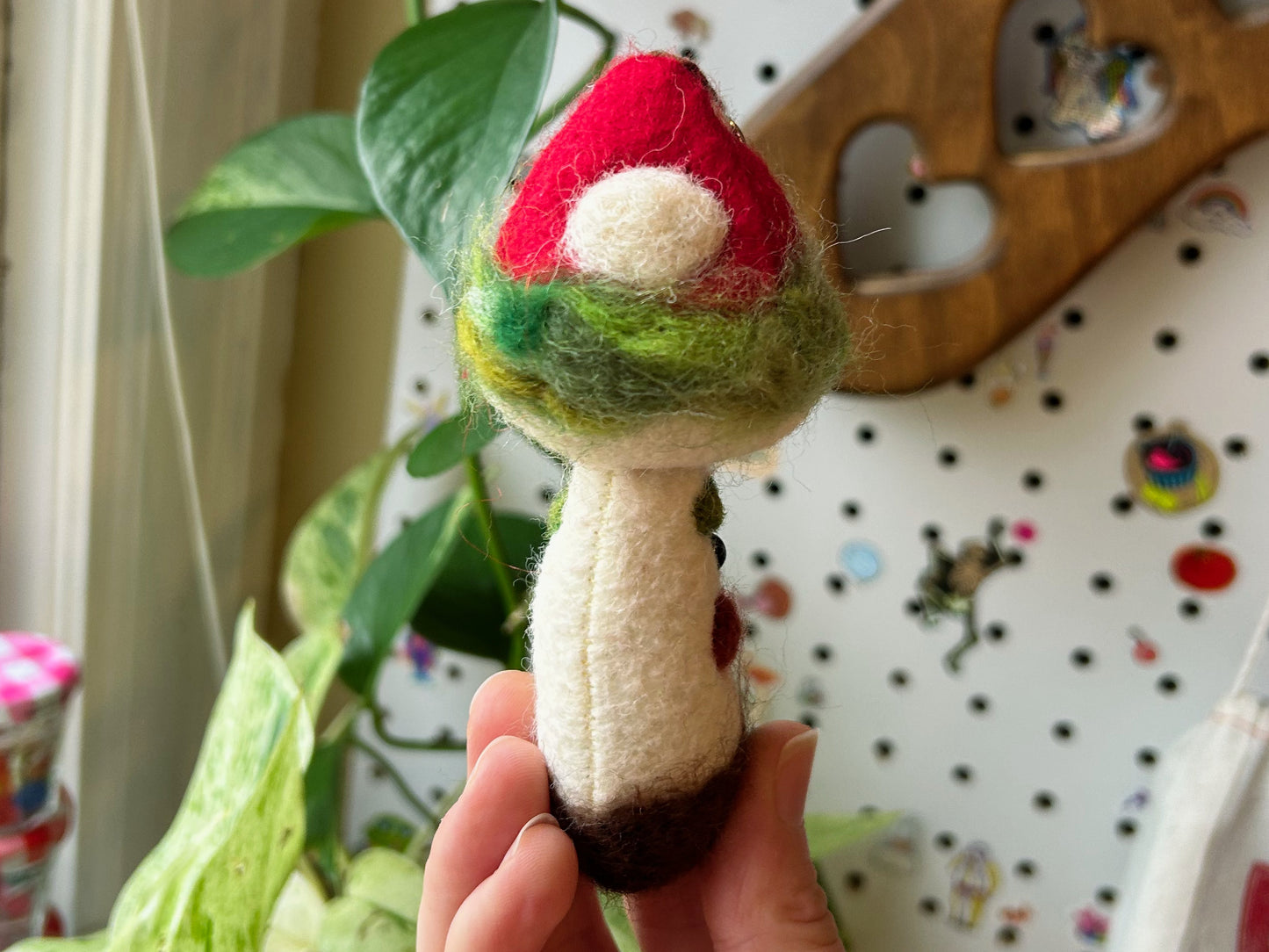 Mochi the Mushroom Keychain