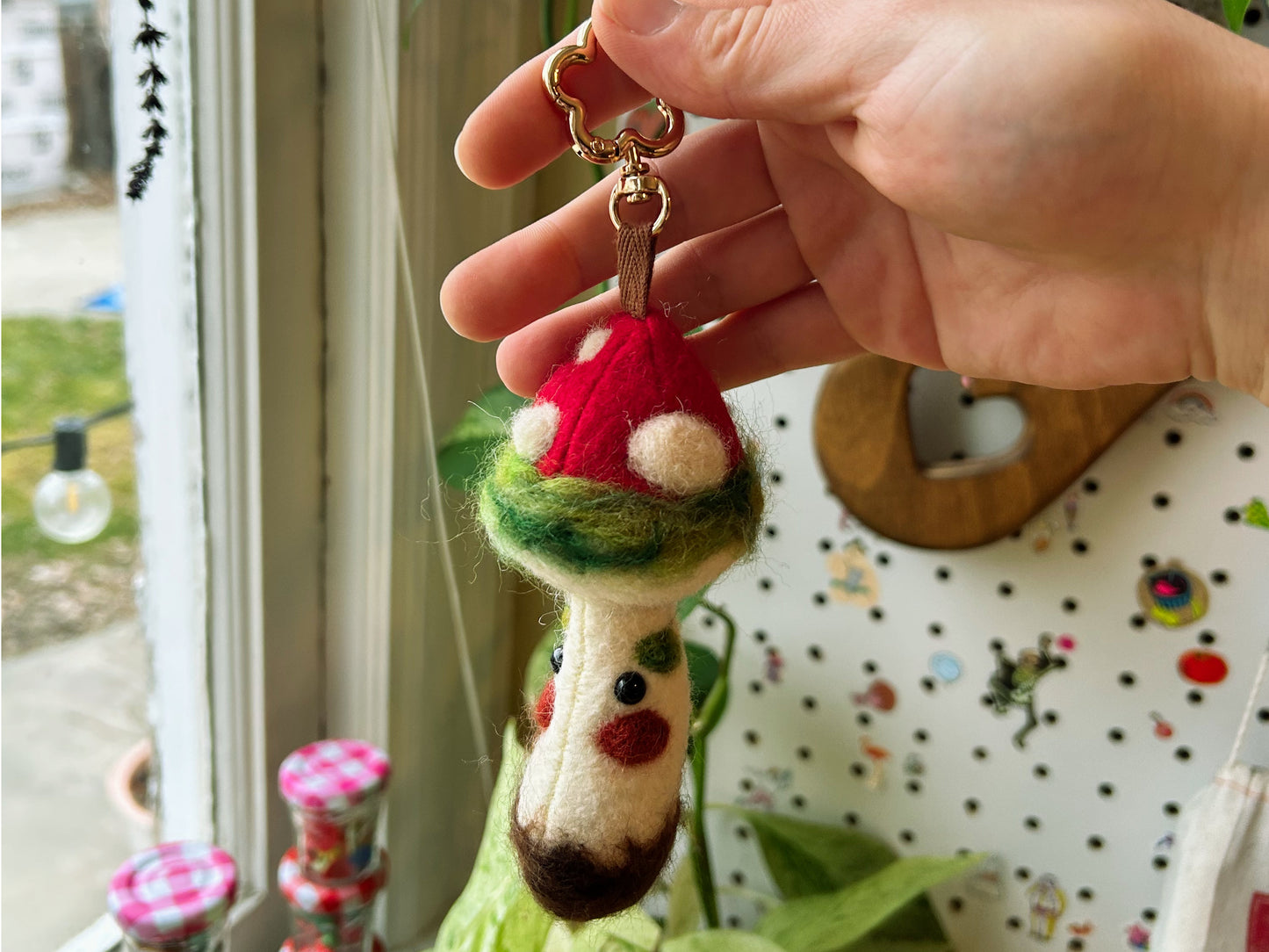 Mochi the Mushroom Keychain