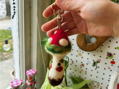 Mochi the Mushroom Keychain