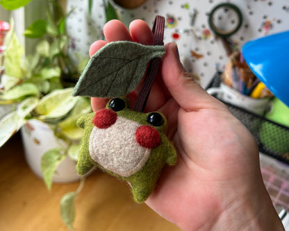 Twig the Frog: Car Charm Rearview Mirror Hanger