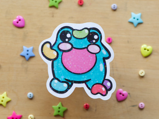 Jelly Bean Frog Sticker
