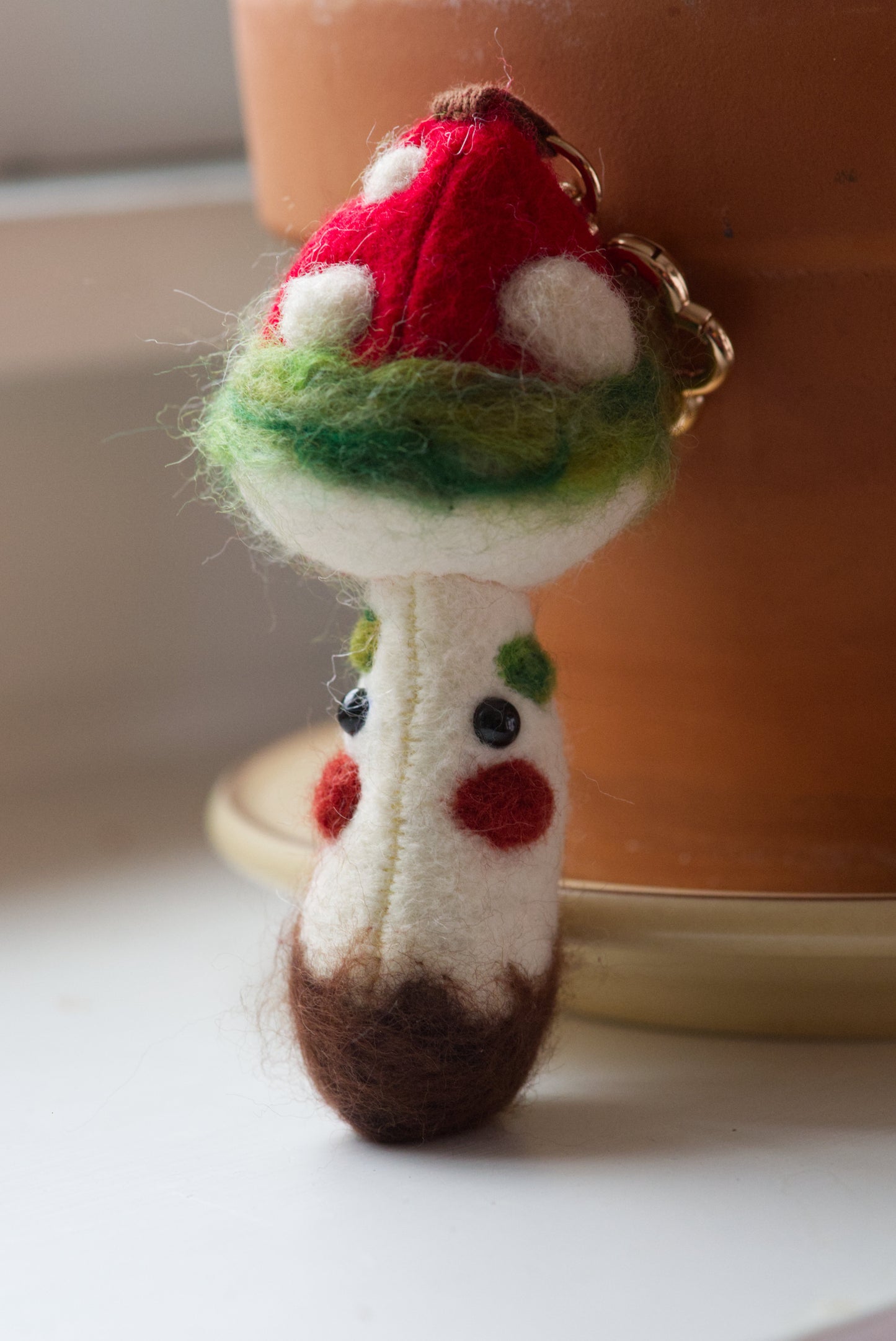 Mochi the Mushroom Keychain