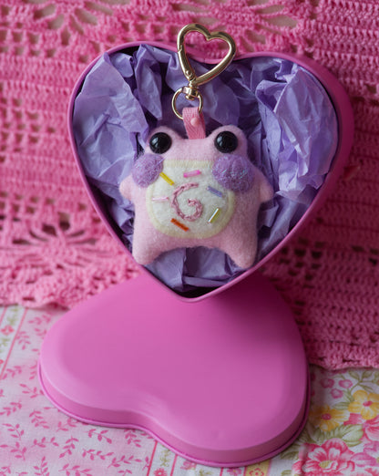 Sprinkles the Pocket Frog Keychain