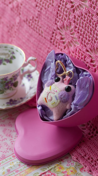 Sprinkles the Pocket Frog Keychain