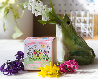 Spring Edition Pocket Frog Keychain Blind Box