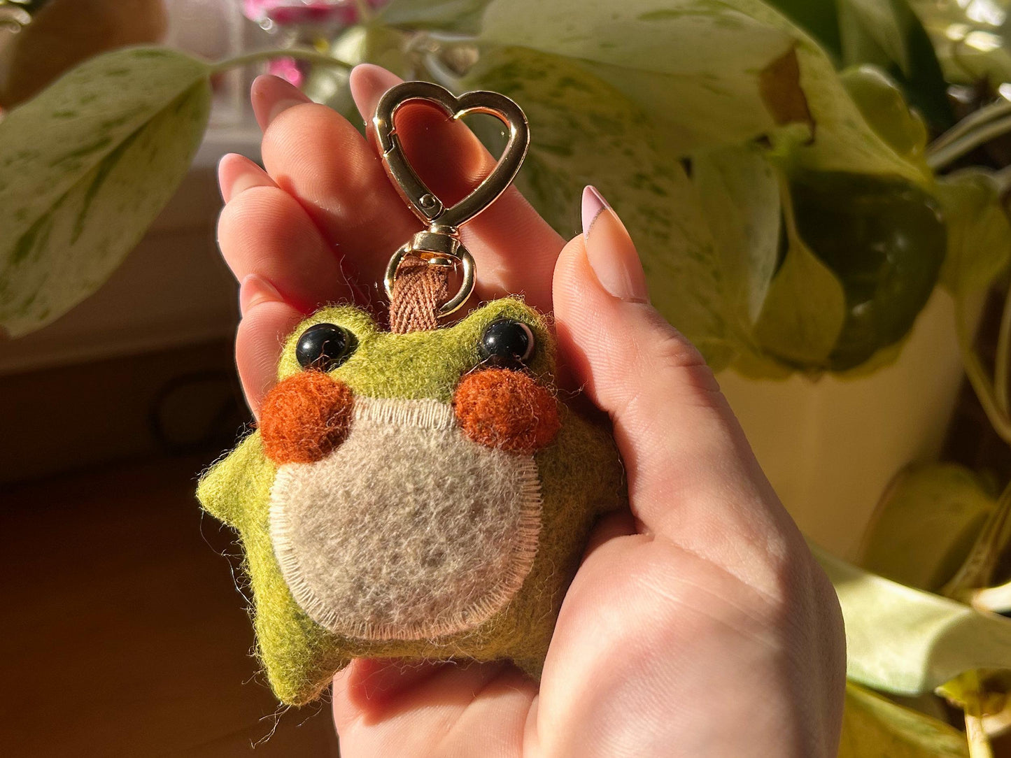 Twig the Pocket Frog Keychain