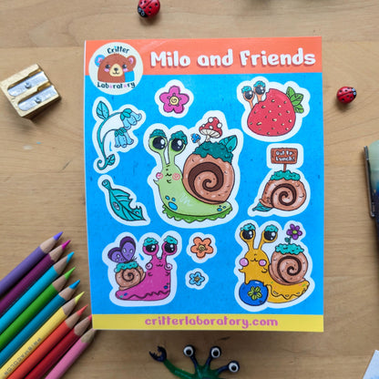 Milo & Friends Sticker Sheet