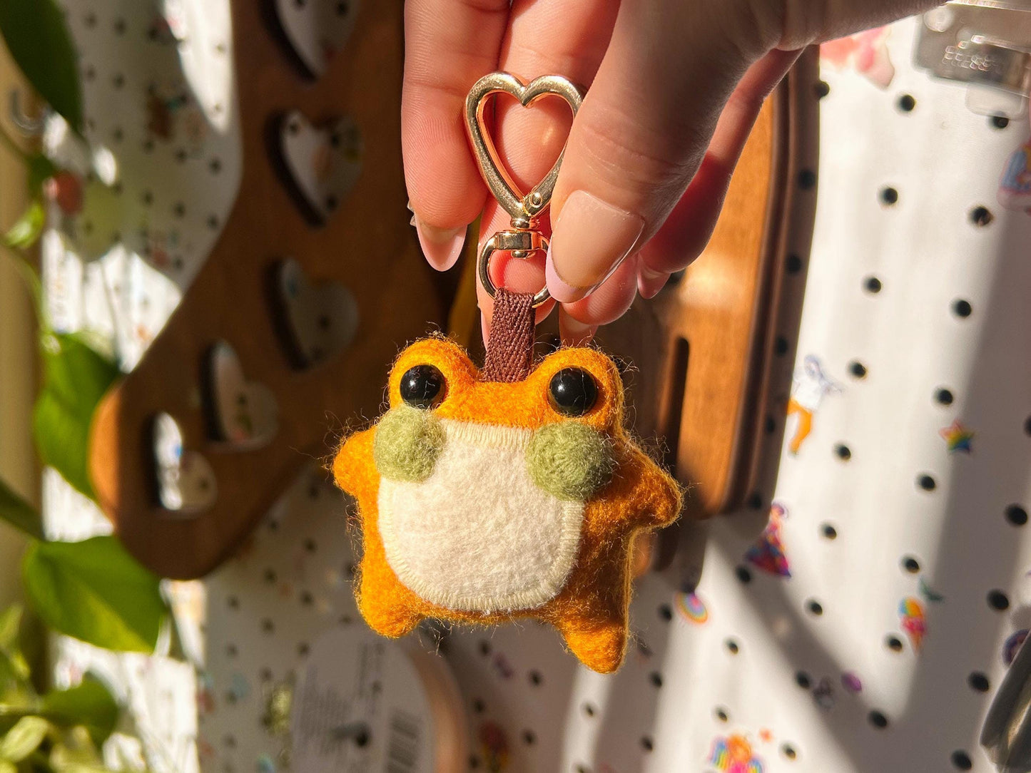 Dandelion the Pocket Frog Keychain
