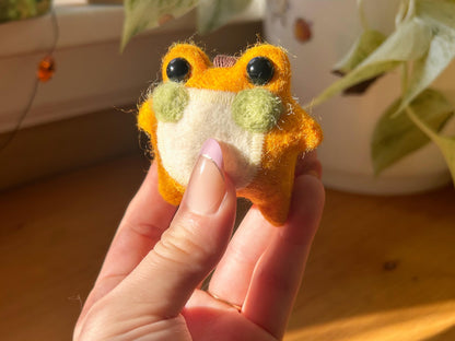 Dandelion the Pocket Frog Keychain